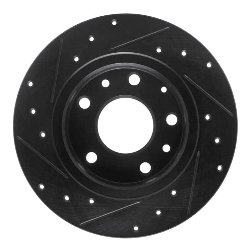 R1 Concepts — R1 14-25 Mazda 3 Rear Right Drilled & Slotted Black Brake Rotor
R1 Brake Rotor Drill - view 5