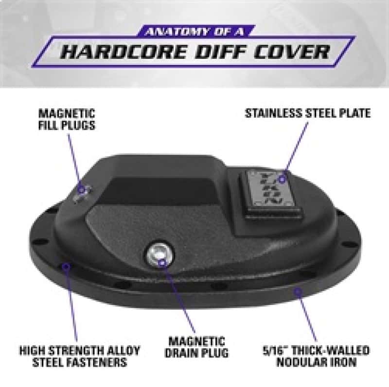 Yukon Gear & Axle — Yukon Gear Hardcore Diff Cover for GM 9.5in & 9.76in Rear
Differential cover - view 5