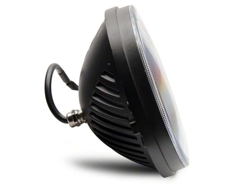Raxiom — Raxiom 97-18 Jeep Wrangler TJ & JK Axial 7-In LED Headlights w/ DRL - Blk Housing (Clear Lens)
Headlights - view 12