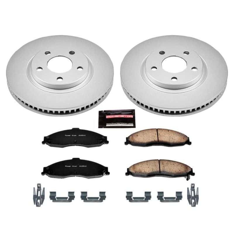 PowerStop — Power Stop 98-02 Chevrolet Camaro Front Z17 Evolution Geomet Coated Brake Kit - view 1