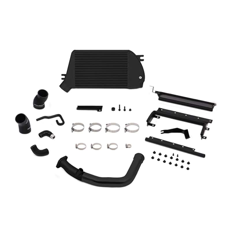 Mishimoto — Mishimoto 2015 Subaru WRX Top-Mount Intercooler Kit - Powder Coated Black & Black Pipes - view 2