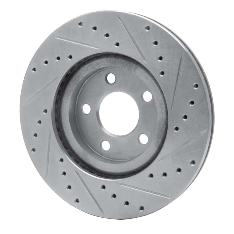 R1 Concepts — R1 01-10 Chrysler PT Cruiser Front Left Drilled & Slotted Silver Brake Rotor
R1 Brake Rotor Drill - view 4
