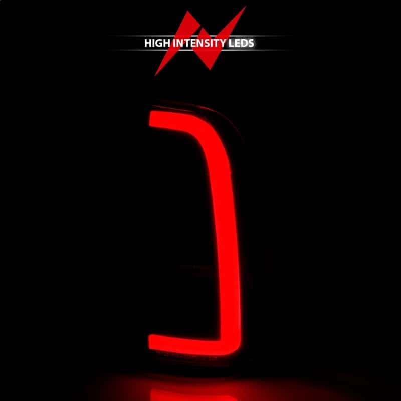 ANZO — ANZO 00-06 Toyota Tundra LED Taillights w/ Light Bar Black Housing Clear Lens - view 6