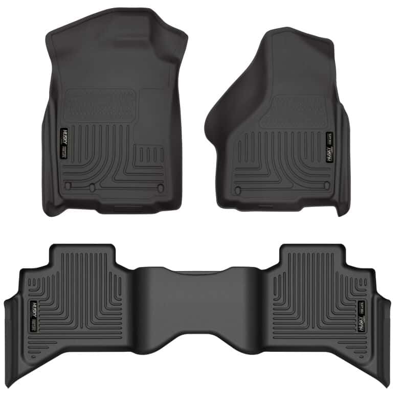 Husky Liners — Husky Liners 09-12 Dodge Ram 1500 Quad Cab WeatherBeater Black Front & Second Seat Floor Liner
Floor Liners - view 1