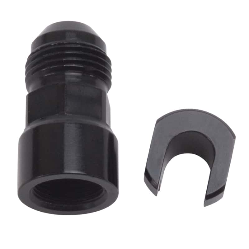 Russell — Russell Performance -8AN Male to 3/8in SAE Quick-Disconnect Female (Black Single)
Adapter Fitting - view 6