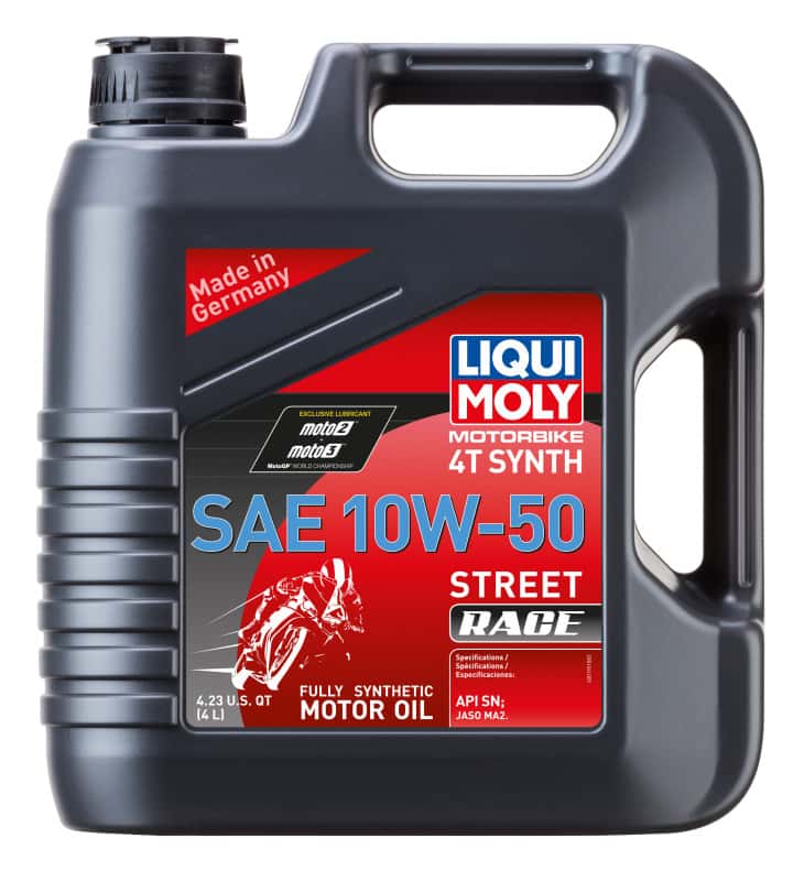 LIQUI MOLY — LIQUI MOLY 4L Motorbike 4T Synth SAE 10W50 Street Race - view 1
