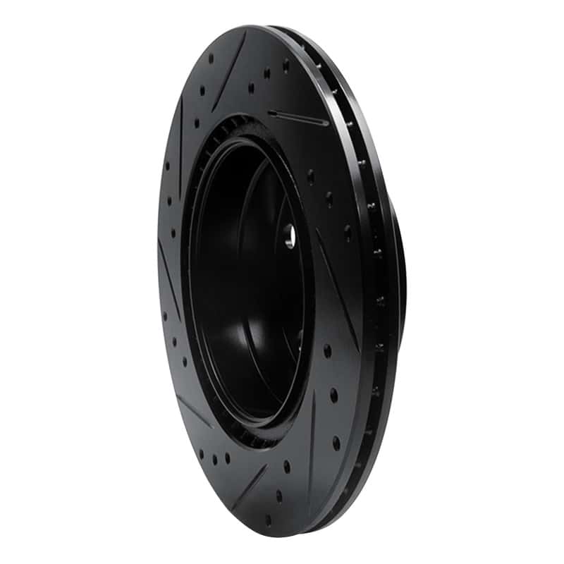 R1 Concepts — R1 06-21 BMW 320I (USA/Canada) Rear Right Drilled & Slotted Black Brake Rotor
R1 Brake Rotor Drill - view 4
