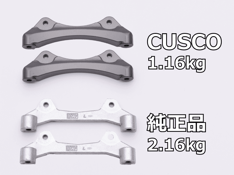 Cusco — Cusco 23-25 Toyota GR Corolla Light Weight Front Brake Caliper Bracket - Billet Aluminum - view 3