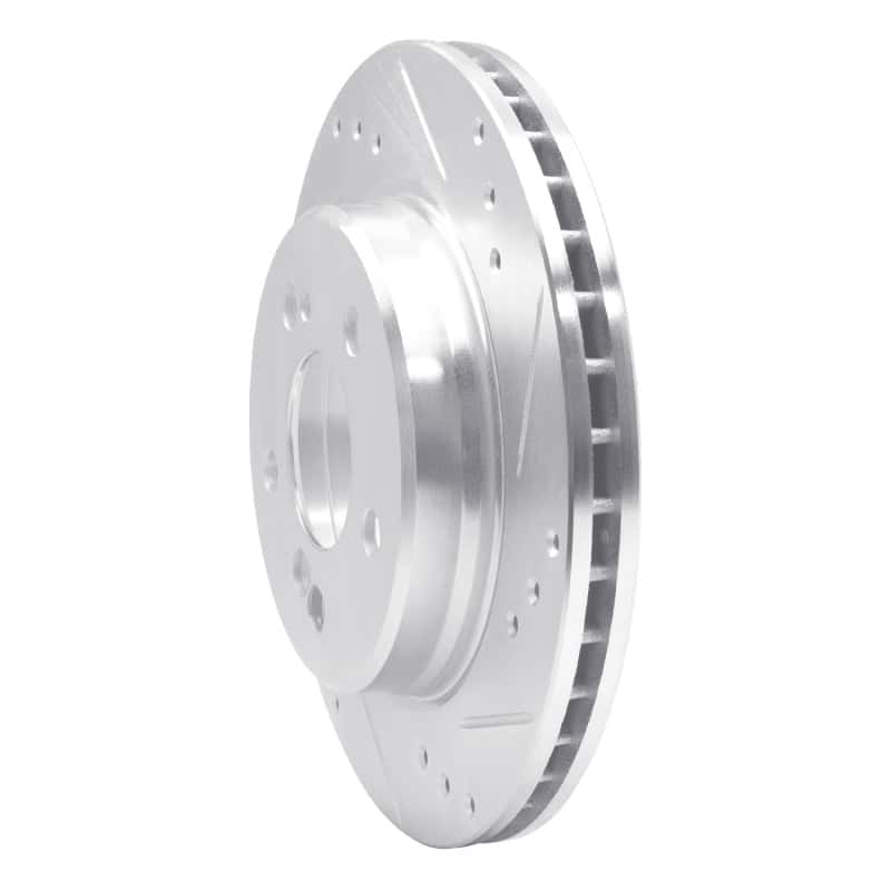 R1 Concepts — R1 92-95 Mercedes-Benz E420 Rear Right Drilled & Slotted Silver Brake Rotor
R1 Brake Rotor Drill - view 2
