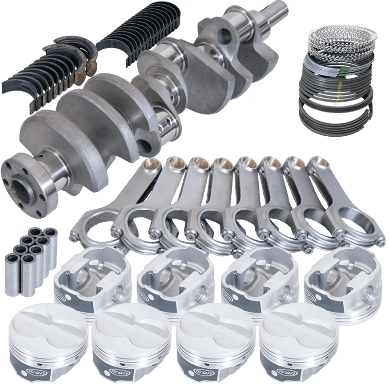 Eagle — Eagle Ford 289/302 3.250in Crank 5.400in H-Beam -11cc Flat Top 4.000in Pistons Rotating Assembly
Competition Assembly - view 1