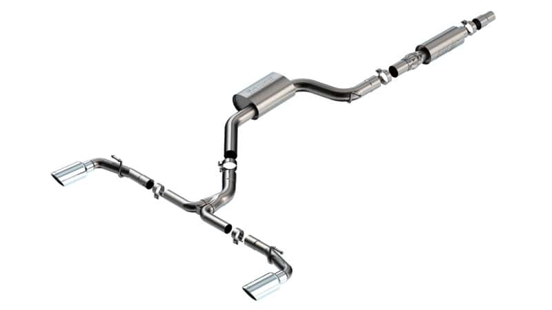 Borla — Borla 22-23 Volkswagen Golf GTI 2.0L AT/MT 3inch S-Type Cat-Back Exhaust - 4in Split Single Tips
Cat-Back™ - view 1