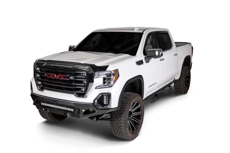 Husky Liners — Husky Liners 15-19 GMC Sierra 2500/3500HD (Excl Induction Sys Hood) Aeroskin Low Profile - Matte Blk
Hood Shields - view 2