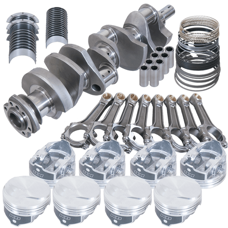 Eagle — Eagle Chevy 454 4.250in Crank 6.385in I-Beam Rods 17cc Dome 4.350in Pistons Rotating Assembly
Street & Strip Assy - view 1