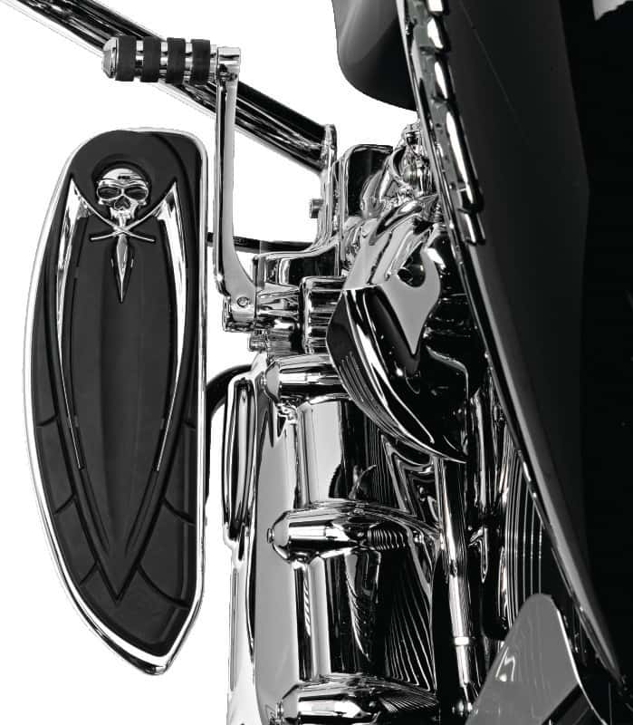 Kuryakyn — Kuryakyn Floorboard Relocator Brackets 97-16 Touring Chrome - view 2