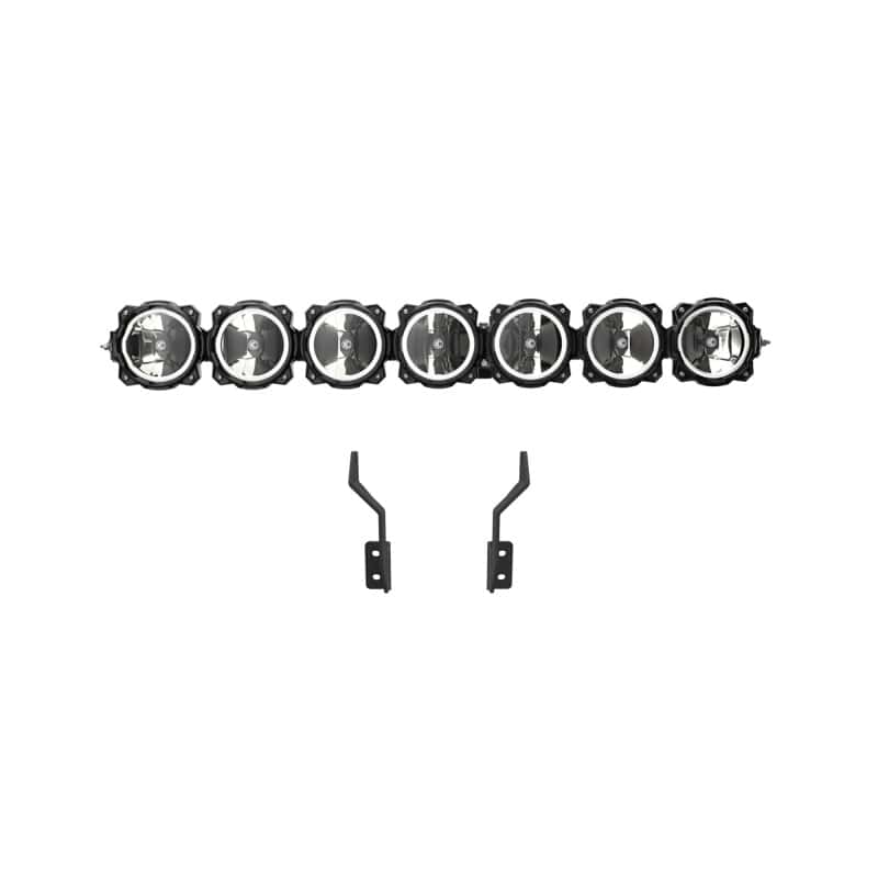 KC HiLiTES — KC HiLiTES 2017+ Ford Super Duty Gravity LED Pro6 7-Light Bar Kit - Front Bumper - view 12