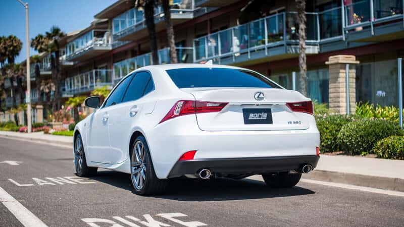 Borla — Borla 14-16 Lexus IS 250/350 2.5L/3.5L Automatic/Manual Trans RWD 4 door S-Type Axle back Exhaust
Axle-Back System - view 2