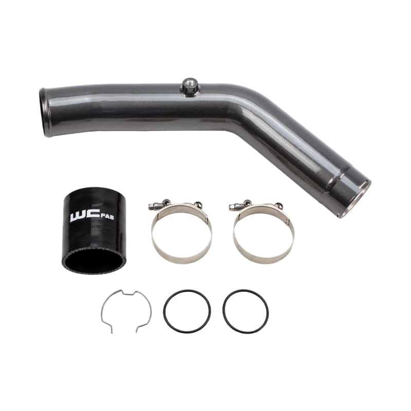 Wehrli — Wehrli 23-24 Ford 6.7L HO Power Stroke 3in Hot Side Intercooler Pipe - Bronze Chrome
HO IC Pipe 23-25 BC - view 1