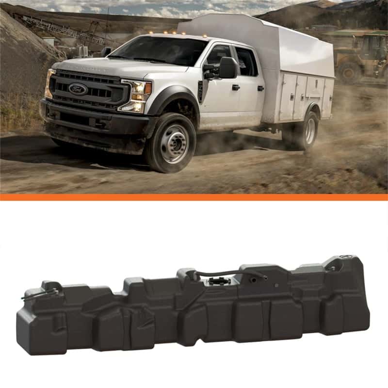 Titan Fuel Tanks — Titan Fuel Tanks 17-24 Ford 60in/80in Cab & Chassis 54 Gallon XXL Mid-Ship Fuel Tank
Fuel Tank - view 6