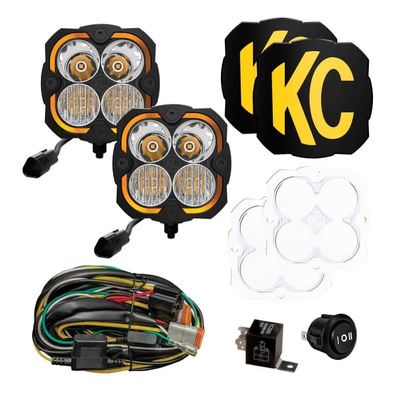 KC HiLiTES — KC HiLiTES FLEX ERA 4 - 2-Light Master Kit - view 1