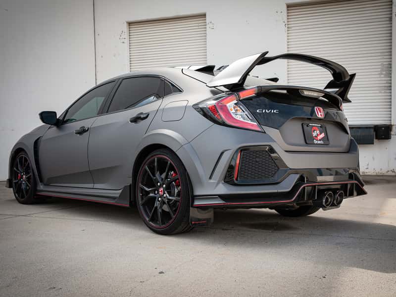 aFe — aFe Takeda 2.5in 304SS Axle-Back Exhaust System 17-19 Honda Civic Type R L4-2.0L (t)
Axle-Back Exhaust - view 3