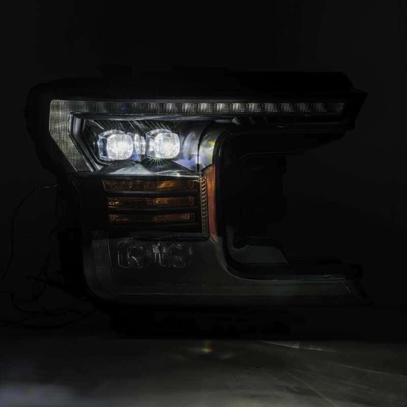 AlphaRex — AlphaRex 18-19 Ford F-150 NOVA LED Proj Headlights Plank Style Matte Black w/Activ Light/Seq Signal
Projector Headlights - view 4