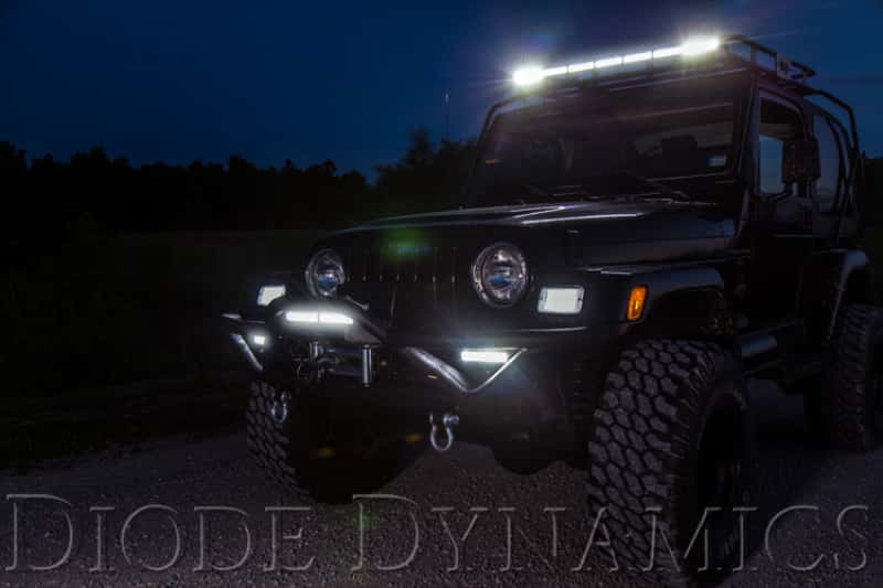 Diode Dynamics — Diode Dynamics 12 In LED Light Bar Single Row Straight Clear Driving (Pair) Stage Series - view 5
