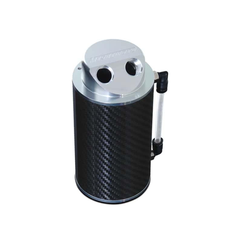 Mishimoto — Mishimoto Carbon Fiber Oil Catch Can 10mm Fittings - view 4