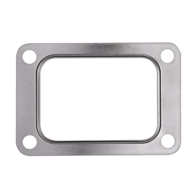 Cometic Gasket — Cometic Garrett T6 .010in Rubber Coated Stainless Turbo Inlet Flange Gasket
Turbo Inlet Gasket - view 2