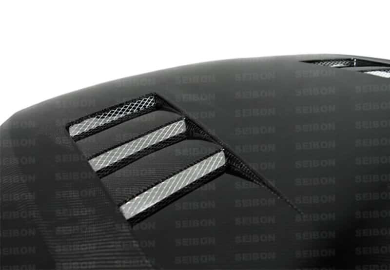 Seibon — Seibon 05-10 Scion tC (ANT10L) TS-Style Carbon Fiber Hood - view 3