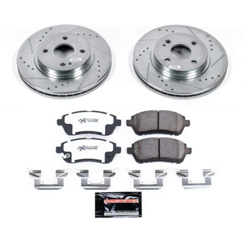 PowerStop — Power Stop 11-14 Mazda 2 Front Z26 Street Warrior Brake Kit - view 1