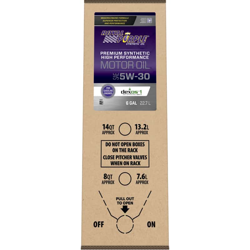 Royal Purple — Royal Purple Premium Synthetic High Performance Multi-Grade 5W30 Motor Oil - 6 Gallon Bag-In-Box - view 2