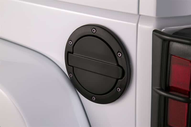 AMP Research — AMP Research 2007-2017 Jeep Wrangler JK 2/4 Door Fuel Door - Black - view 7