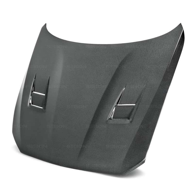 Seibon — Seibon 11 BMW F20/F22 DV-Style Carbon Fiber Hood - view 7