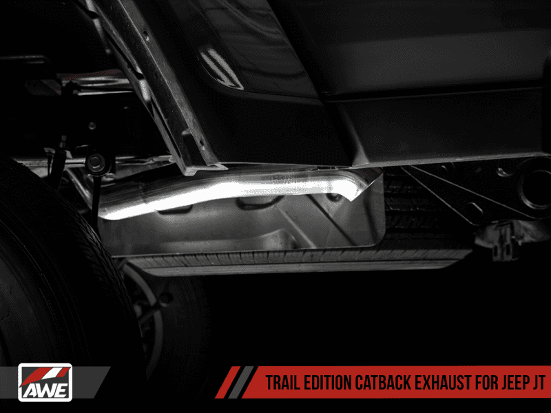 AWE Tuning — AWE Tuning 20-21 Jeep Gladiator JT 3.6L Trail Edition Cat-Back Exhaust
Trail Exhaust - view 8