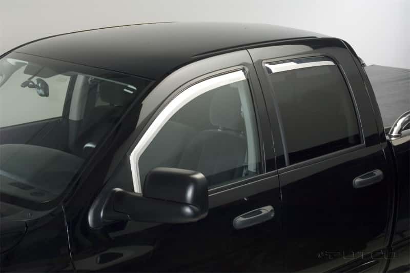 Putco — Putco 16-20 Nissan Titan Crew Cab (Set of 2) Front Only Element Chrome Window Visors
Side Window Vent - view 2