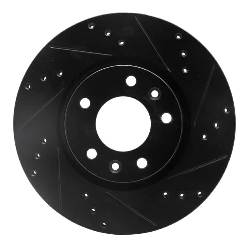 R1 Concepts — R1 06-13 Ford Fusion Front Right Drilled & Slotted Black Brake Rotor
R1 Brake Rotor Drill - view 1
