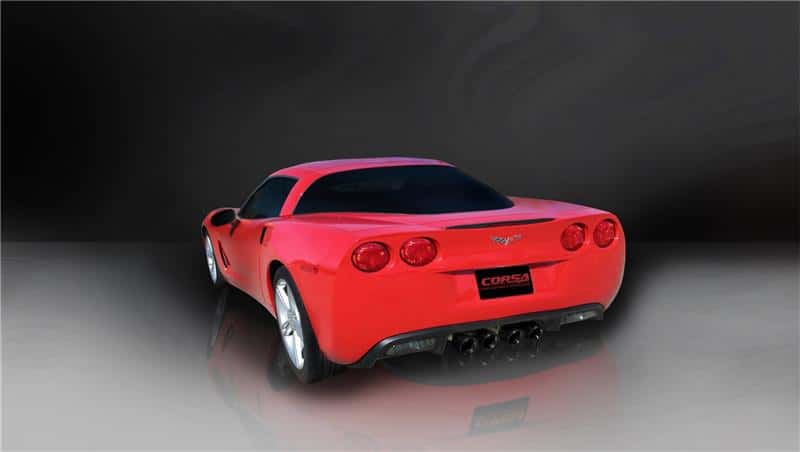 CORSA Performance — Corsa 2009-2013 Xtreme Axle-Back Exhaust w/Dual Black 3.5in Tips 09-13 Chevrolet Corvette C6 6.2L V8
Exhaust - view 3
