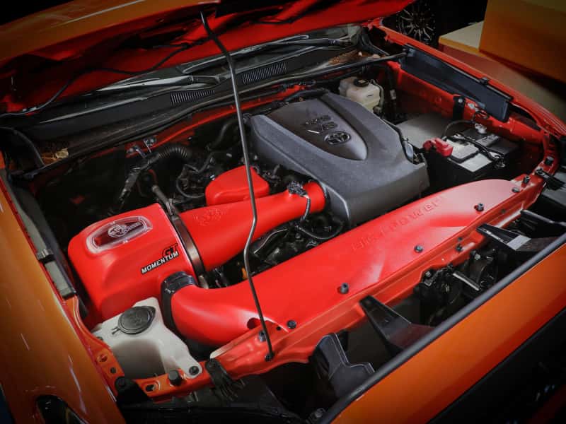 aFe — aFe 16-23 Toyota Tacoma V6 3.5L Momentum GT Red Edition Cold Air Intake System w/ Pro DRY S Filter
Momentum GT Intake - view 8