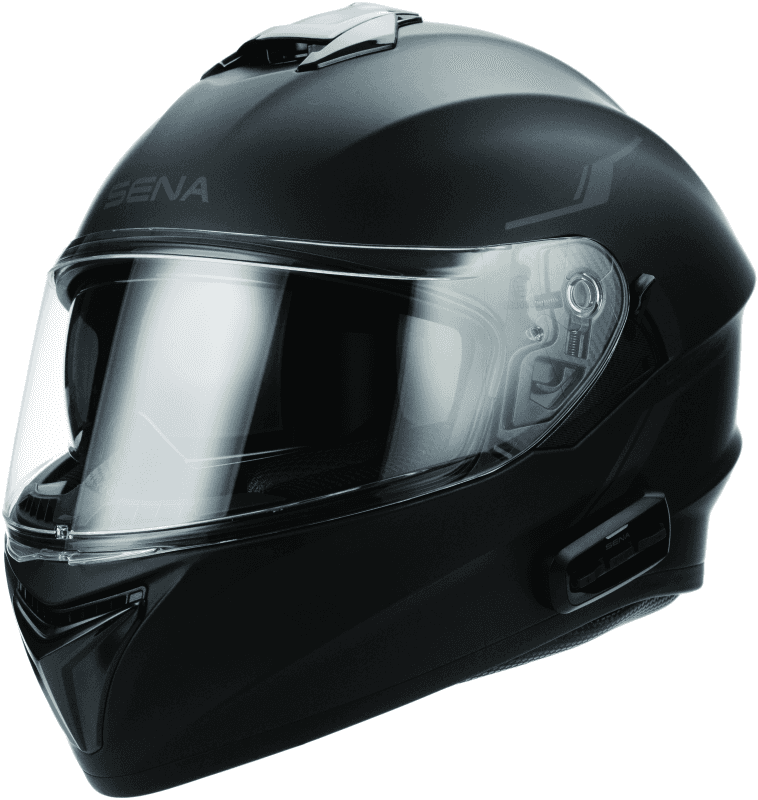Sena Technologies — Sena Technologies Outforce Full Face Bluetooth Helmet Matte Black - Small - view 1