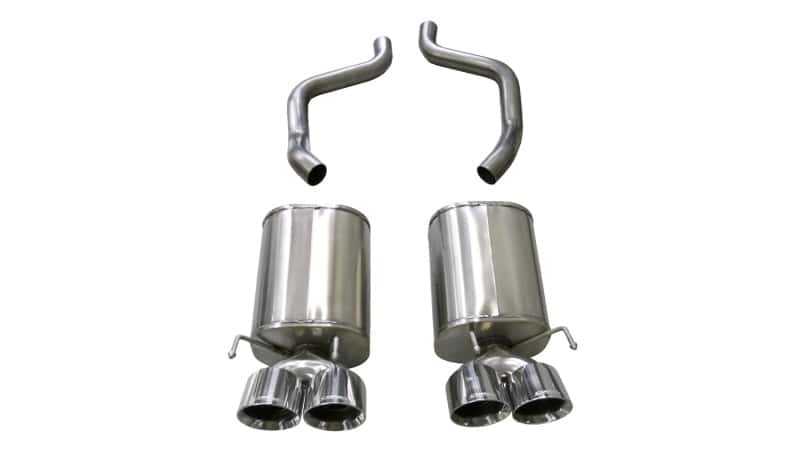 CORSA Performance — Corsa 2005-2007 Chevrolet Corvette (C6) 6.0L/6.2L Polished Xtreme Axle-Back Exhaust w/4.5in Tips
Exhaust - view 1