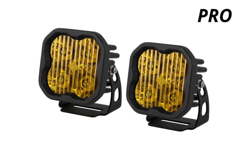 Diode Dynamics — Diode Dynamics SS3 Pro ABL - Yellow Flood Standard (Pair) - view 2