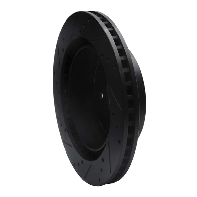 R1 Concepts — R1 04-06 Dodge Ram 1500 Pickup Rear Right Drilled & Slotted Black Brake Rotor
R1 Brake Rotor Drill - view 4