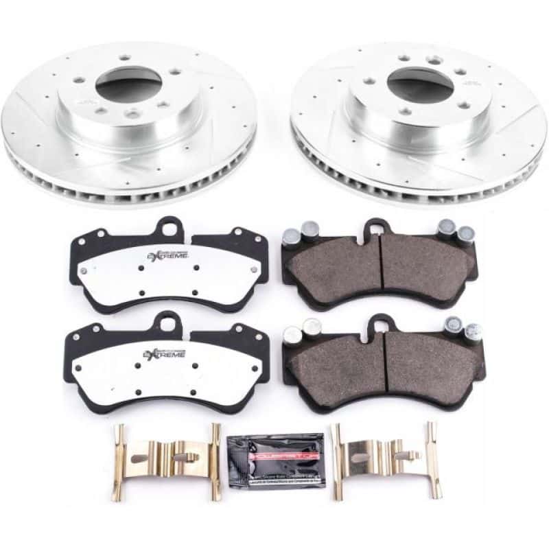 PowerStop — Power Stop 04-06 Porsche Cayenne Front Z26 Street Warrior Brake Kit - view 1