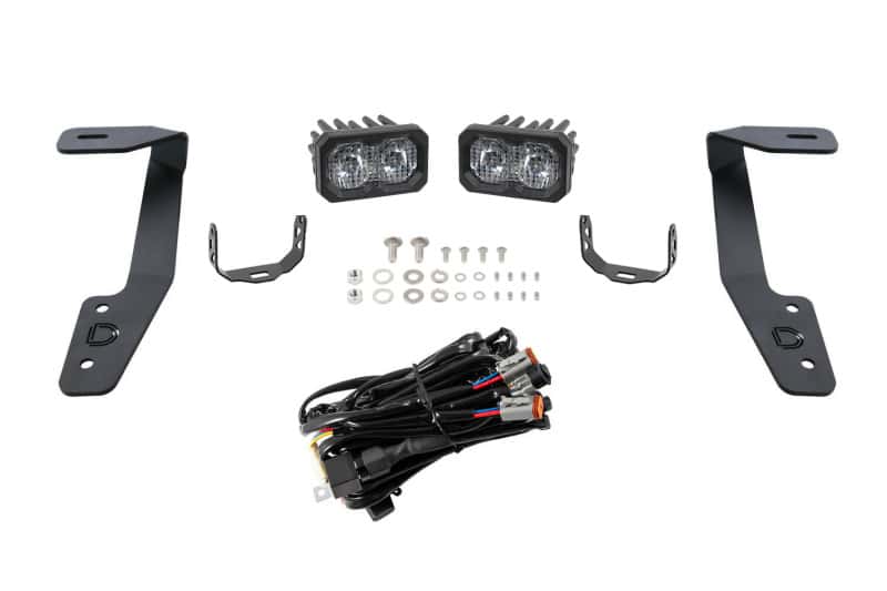 Diode Dynamics — Diode Dynamics 18-21 Subaru Crosstrek Stage Series 2in LED Ditch Light Kit Sport - White Combo - view 3