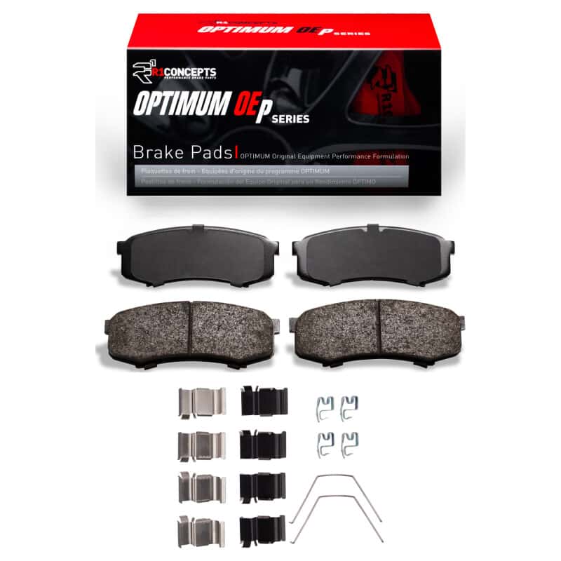 R1 Concepts — R1 1993-2024 Lexus GX460 Rear R1 Optimum OE Pads & Hardware Kit
R1 Optimum Oe Pads a - view 1