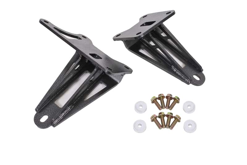 BMR Suspension — BMR 11-17 S197 Mustang Motor Mount Brackets - Black Hammertone
Motor Mount Kit - view 2