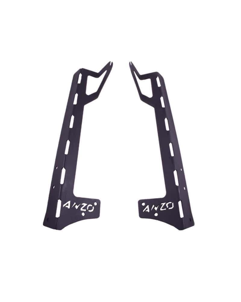 ANZO — ANZO 2007-2015 Jeep Wrangler LED Bar Windshield Mounting Brackets
LED Light Bar Mount
LightBarMntingKt - view 1