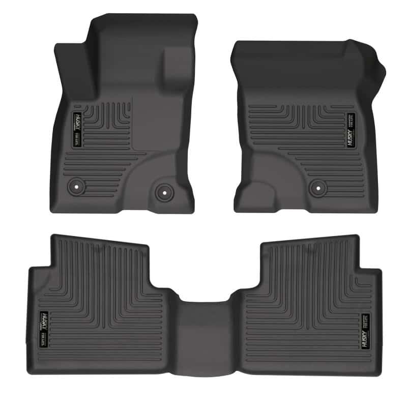 Husky Liners — Husky Liners 2022 Ford Escape Hybrid Black Front & 2nd Seat Floor Liners
Weatherbeater Series
Floor Liners - view 1