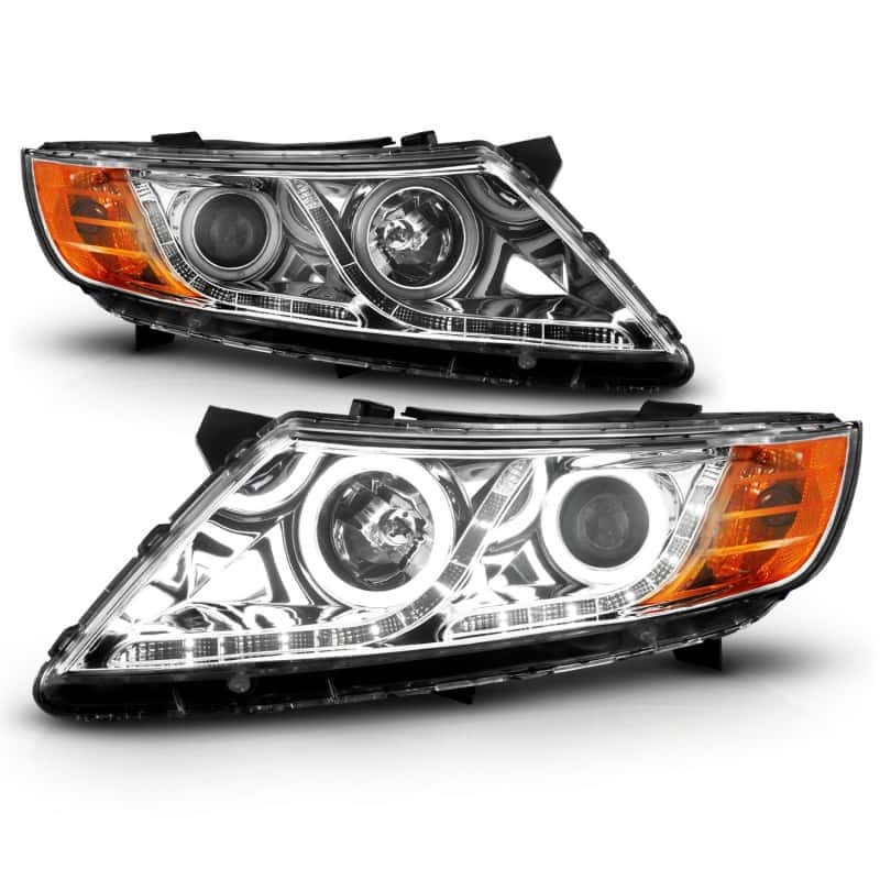 ANZO — ANZO 2011-2013 Kia Optima Projector Headlights w/ Halo Chrome (CCFL)
Head Light Set
HdLtSet - view 3