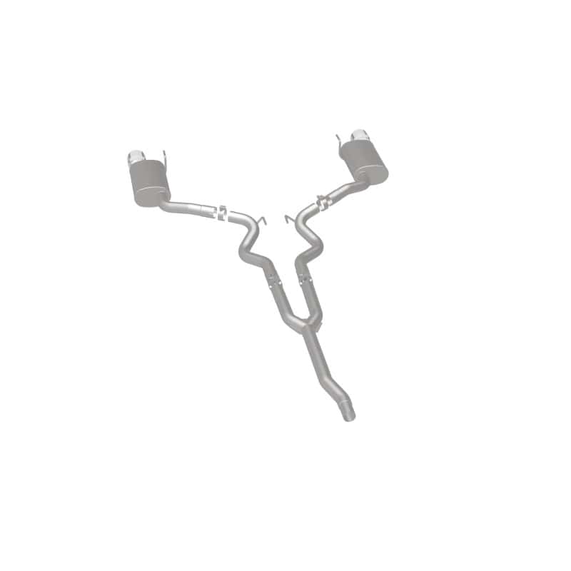 Magnaflow — MagnaFlow Cat Back, SS, 2.5in, Street, Dual Split Polished 4.5in Tips 2015 Ford Mustang Ecoboost
Cat-Back - view 12